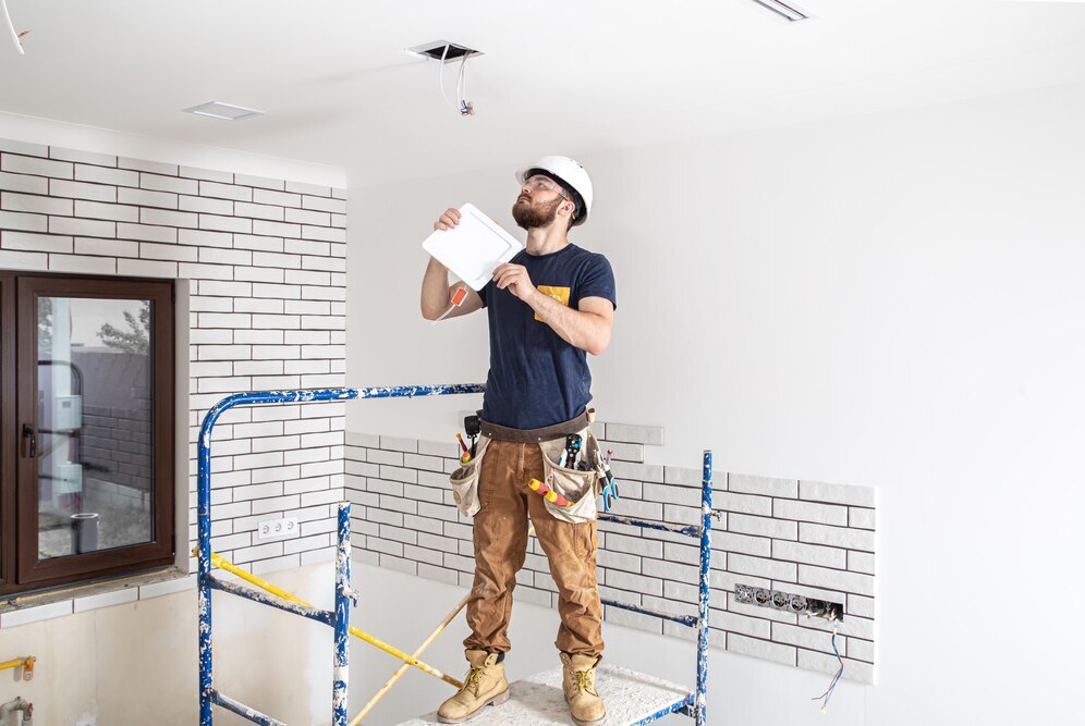 Electrician Working