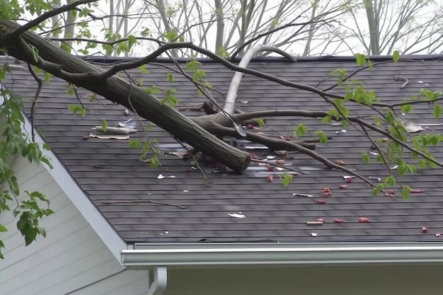 tree-branch-fallen-roof-damage-storm-aftermath-insurance-repair